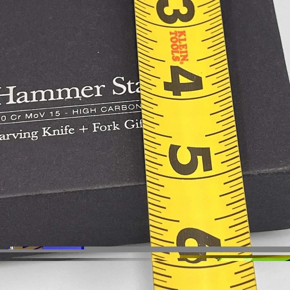 Hammer Stahl Carving Knife & Fork Gift Set Stainless Steel In Original Box NEW
